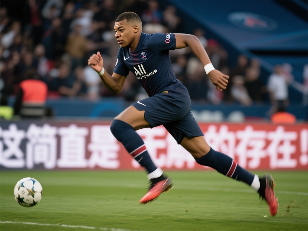 值得一提的是，姆巴佩在比赛中的跑动数据令